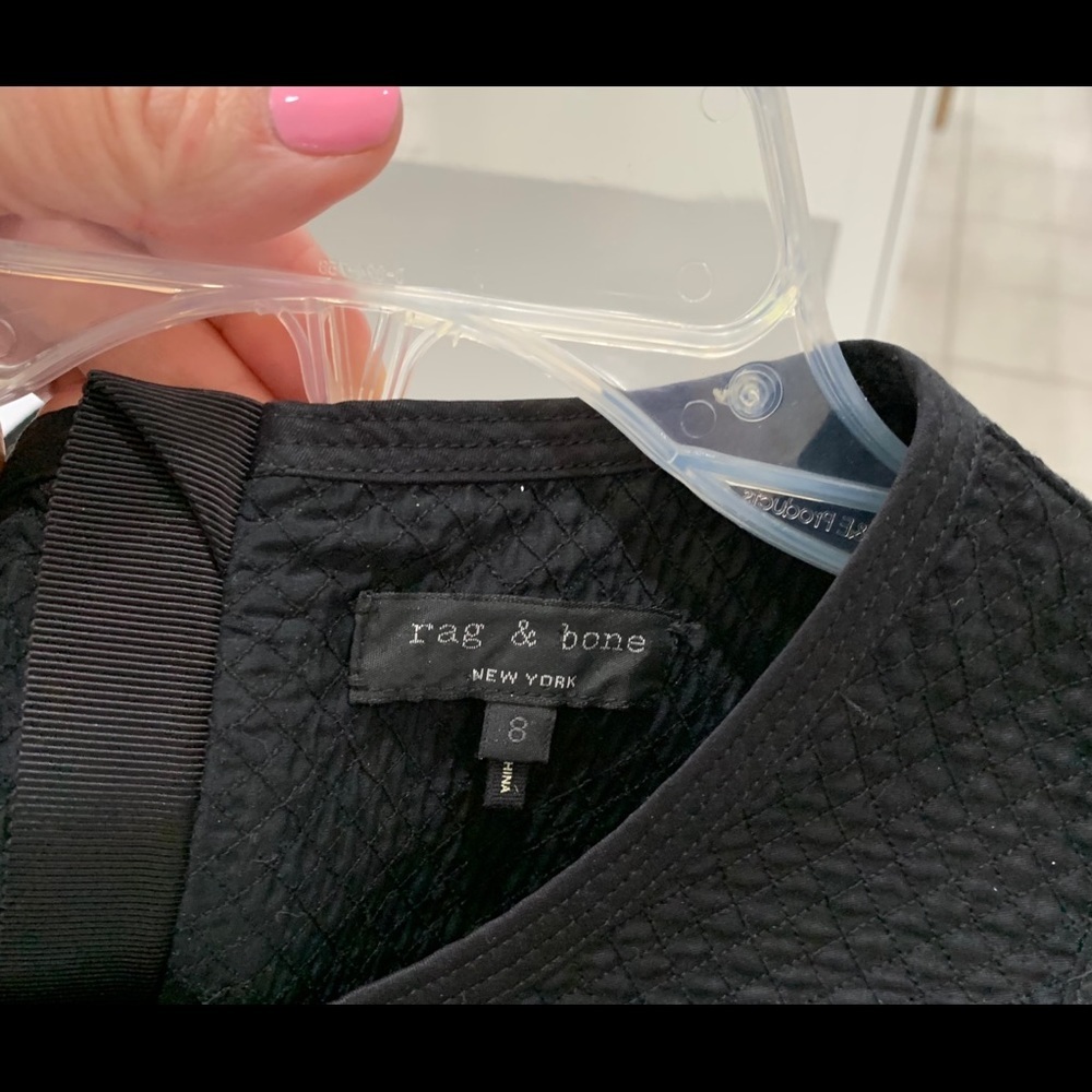 Rag & Bone Black dress size 8 like new - Picture 6 of 8